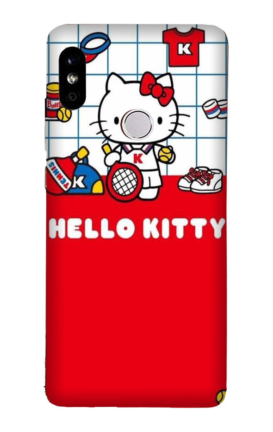 Hello Kitty Mobile Back Case for Xiaomi Redmi Note 7/Note 7 Pro  (Design - 363)