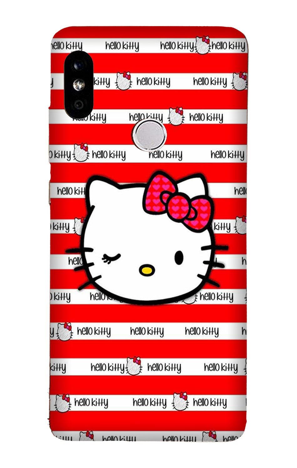 Hello Kitty Mobile Back Case for Redmi Note 5 Pro(Design - 364)