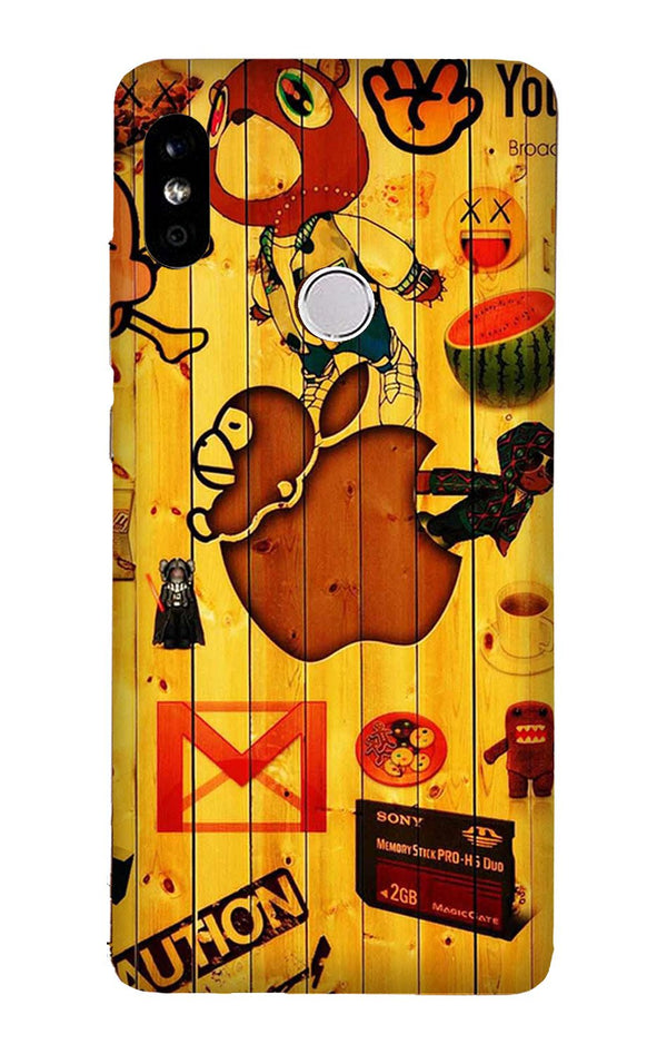 Wooden Texture Mobile Back Case for Redmi 6 Pro  (Design - 367)