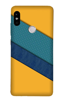 Diagonal Pattern Mobile Back Case for Mi A2  (Design - 370)