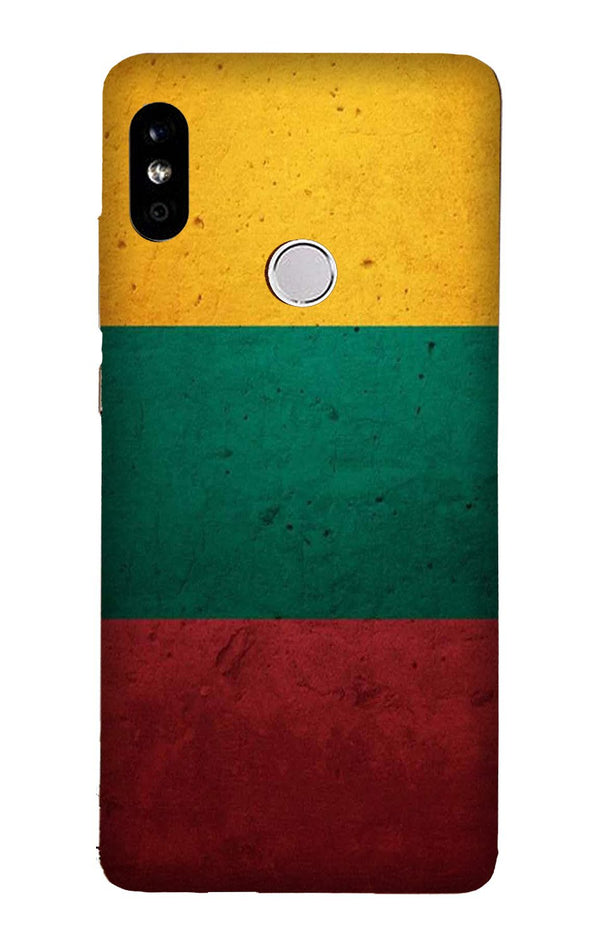 Color Pattern Mobile Back Case for Redmi 6 Pro  (Design - 374)