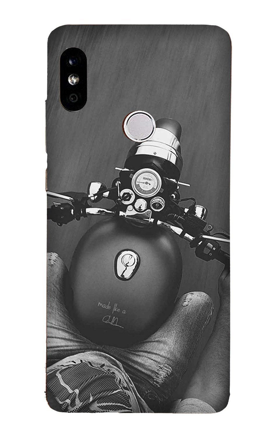 Royal Enfield Mobile Back Case for Xiaomi Redmi Note 7/Note 7 Pro  (Design - 382)