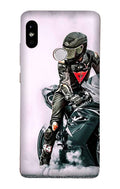 Biker Mobile Back Case for Redmi Note 5 Pro  (Design - 383)