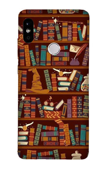 Book Shelf Mobile Back Case for Mi A2  (Design - 390)