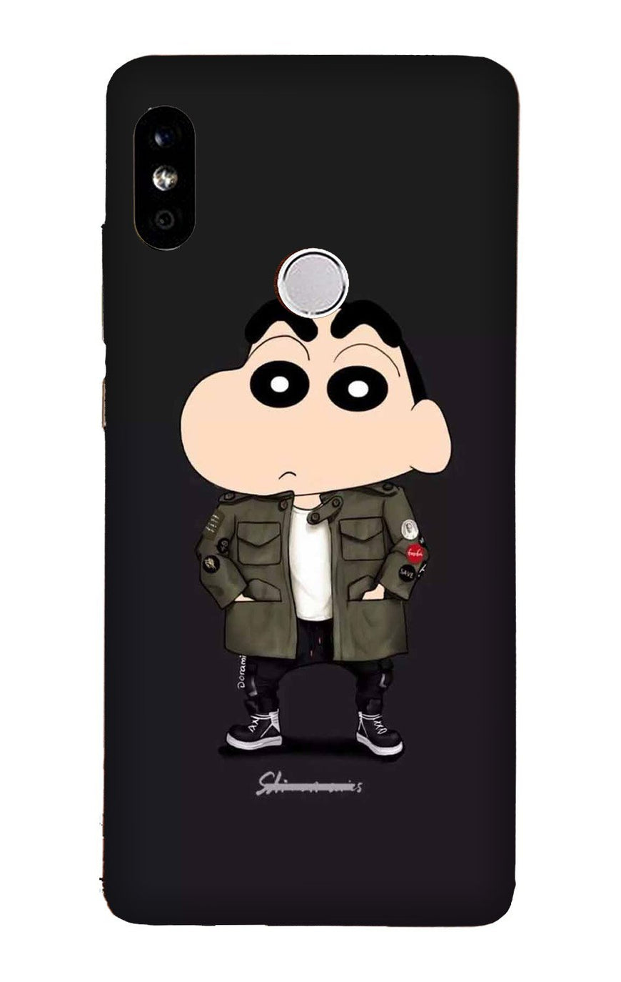 Shin Chan Mobile Back Case for Redmi Note 6 Pro  (Design - 391)