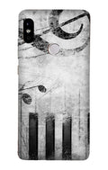 Music Mobile Back Case for Redmi 6 Pro  (Design - 394)