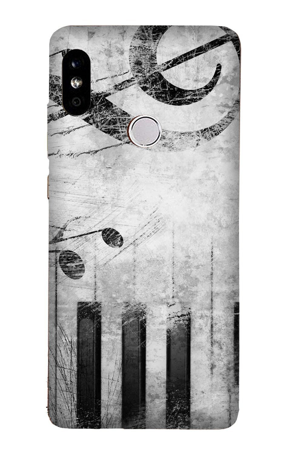 Music Mobile Back Case for Redmi 6 Pro  (Design - 394)