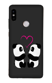 Panda Love Mobile Back Case for Redmi Note 6 Pro  (Design - 398)