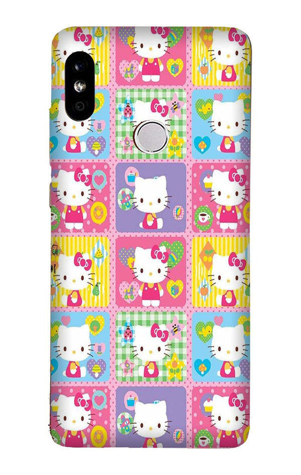 Kitty Mobile Back Case for Redmi 6 Pro  (Design - 400)