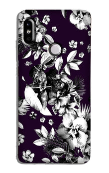 white flowers Case for Xiaomi Redmi 7