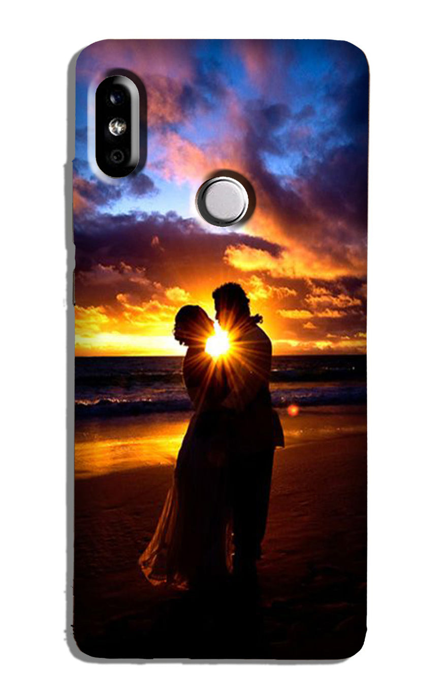 Couple Sea shore Case for Redmi Y2