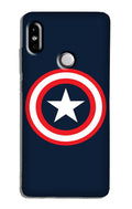 Captain America Case for Xiaomi Redmi 7
