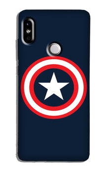 Captain America Case for Redmi Y2
