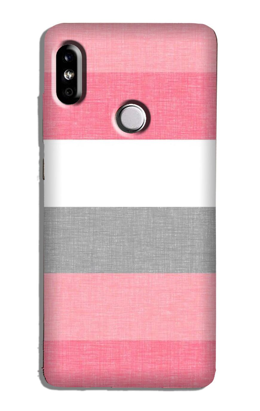 Pink white pattern Case for Mi A2
