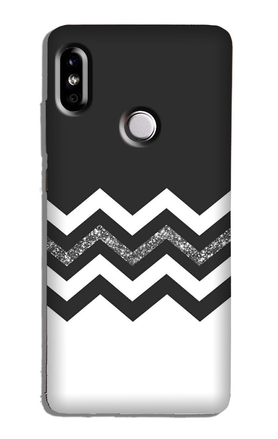 Black white Pattern Case for Redmi Note 5 Pro