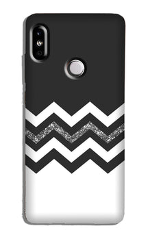 Black white Pattern Case for Mi A2