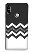Black white Pattern2Case for Redmi Note 6 Pro