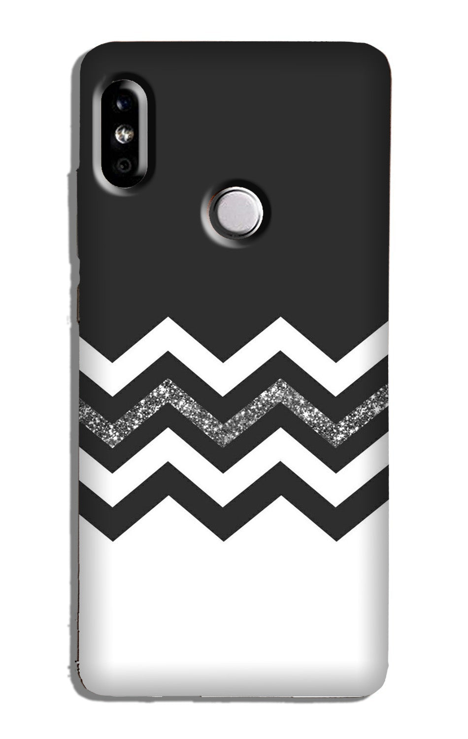 Black white Pattern2Case for Redmi Note 6 Pro