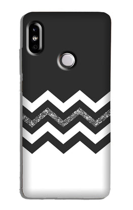 Black white Pattern Case for Redmi Y2