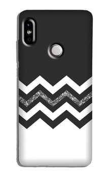Black white Pattern Case for Redmi 6 Pro