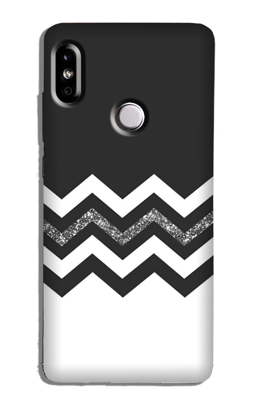 Black white Pattern Case for Redmi 6 Pro