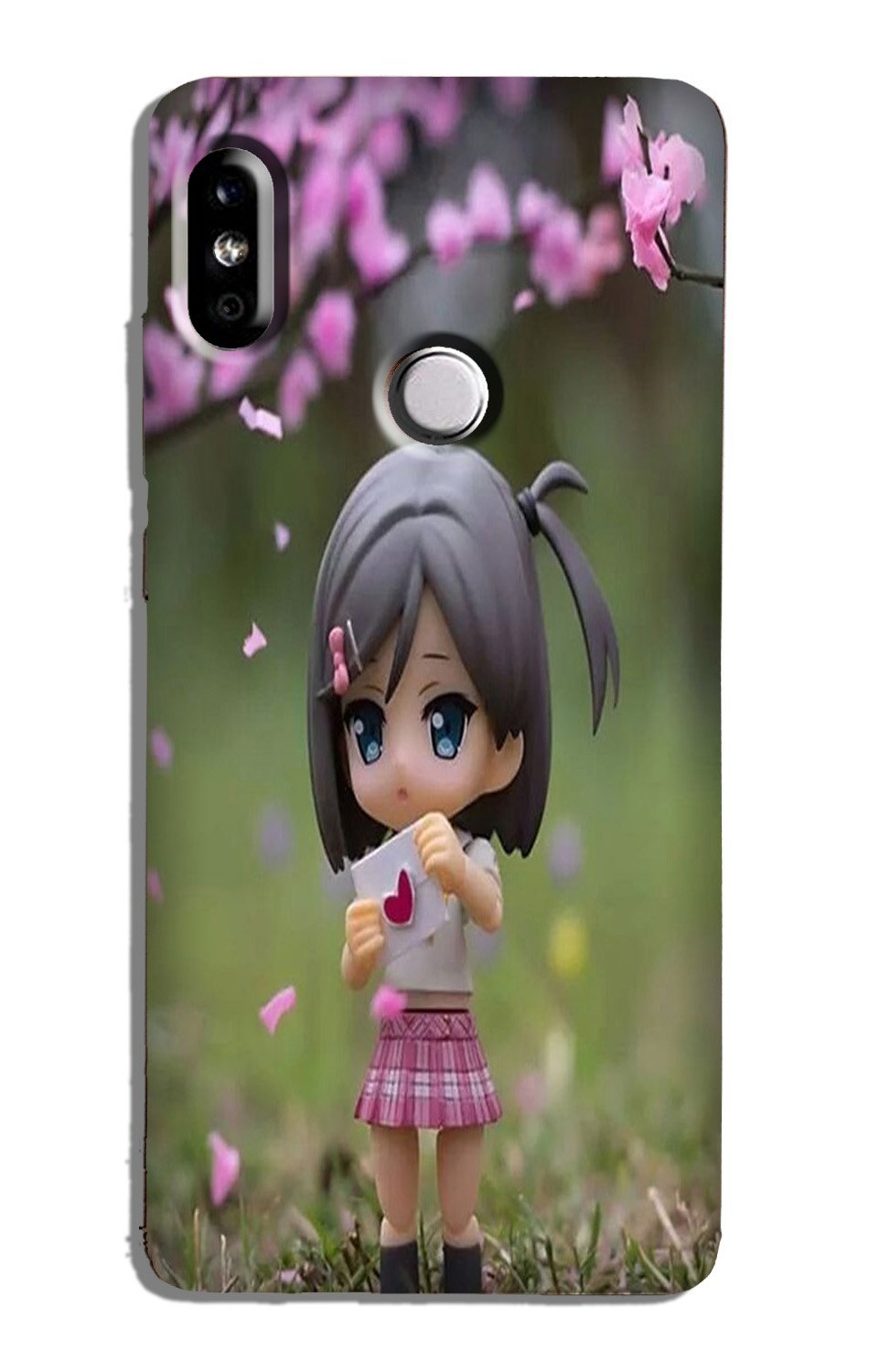 Cute Girl Case for Xiaomi Redmi 7