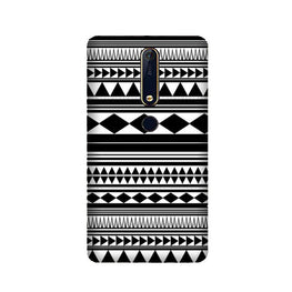Black white Pattern Case for Nokia 6.1 2018