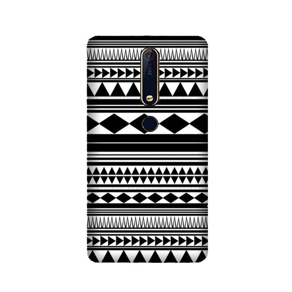 Black white Pattern Case for Nokia 6.1 (2018)