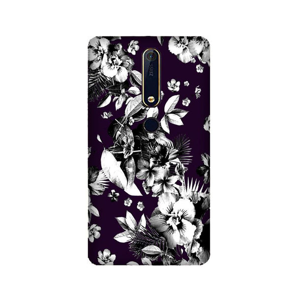 white flowers Case for Nokia 6.1 (2018)