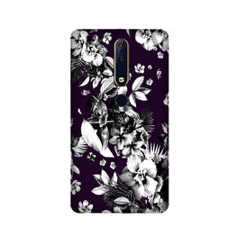 white flowers Case for Nokia 6.1 2018