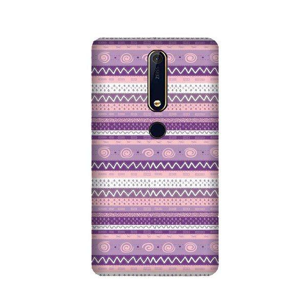 Zigzag line pattern3 Case for Nokia 6.1 2018