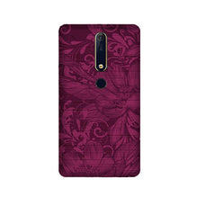 Purple Backround Mobile Back Case for Nokia 6.1 2018 (Design - 22)
