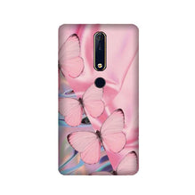 Butterflies Mobile Back Case for Nokia 6.1 2018 (Design - 26)