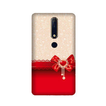 Gift Wrap3 Mobile Back Case for Nokia 6.1 2018 (Design - 36)