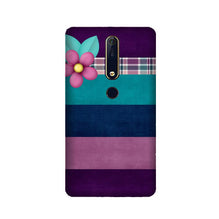 Purple Blue Mobile Back Case for Nokia 6.1 2018 (Design - 37)