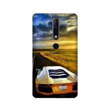 Car lovers Mobile Back Case for Nokia 6.1 2018 (Design - 46)