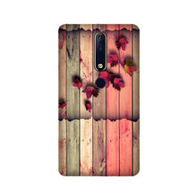 Wooden look2 Mobile Back Case for Nokia 6.1 2018 (Design - 56)