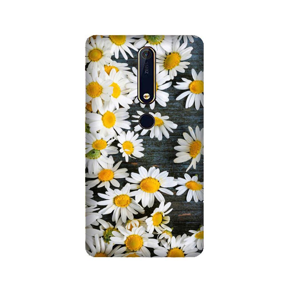 White flowers2 Case for Nokia 6.1 (2018)