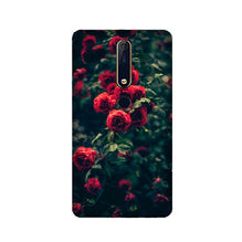Red Rose Mobile Back Case for Nokia 6.1 2018 (Design - 66)