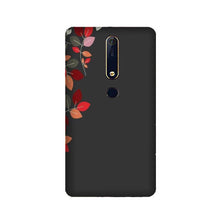 Grey Background Mobile Back Case for Nokia 6.1 2018 (Design - 71)