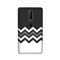 Black white Pattern2Case for Nokia 6.1 (2018)