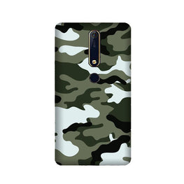 Army Camouflage Case for Nokia 6.1 (2018)  (Design - 108)