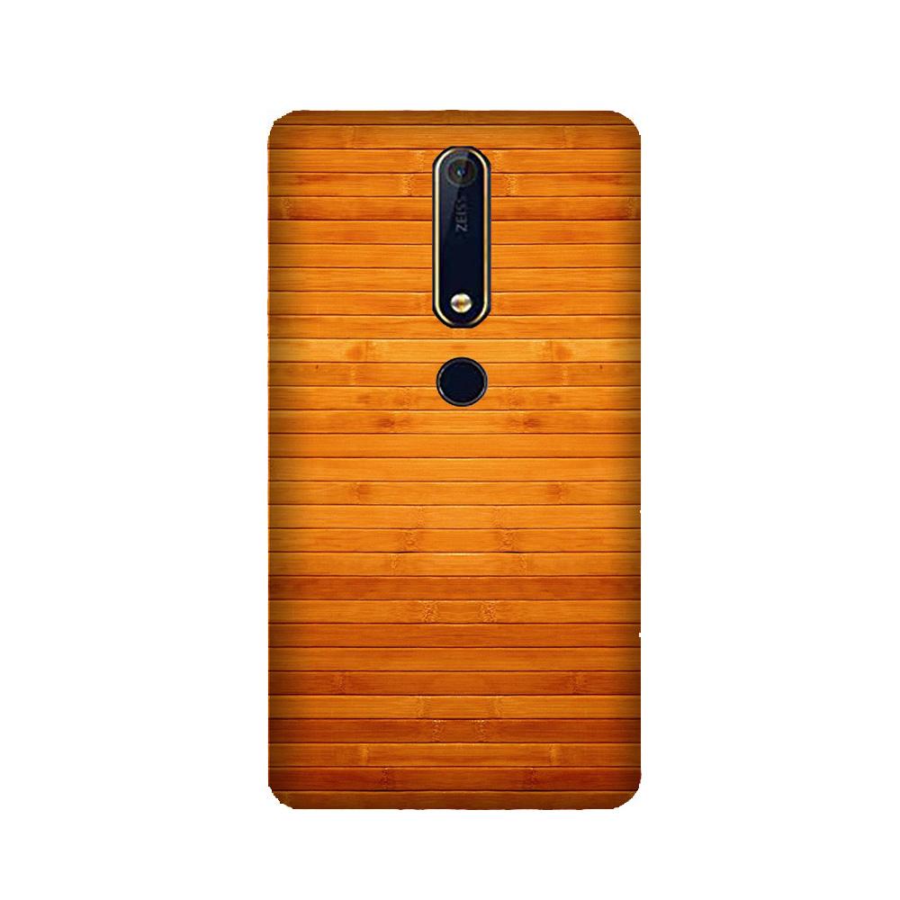 Wooden Look Case for Nokia 6.1 (2018)  (Design - 111)