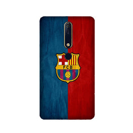 FCB Football Case for Nokia 6.1 (2018)(Design - 123)