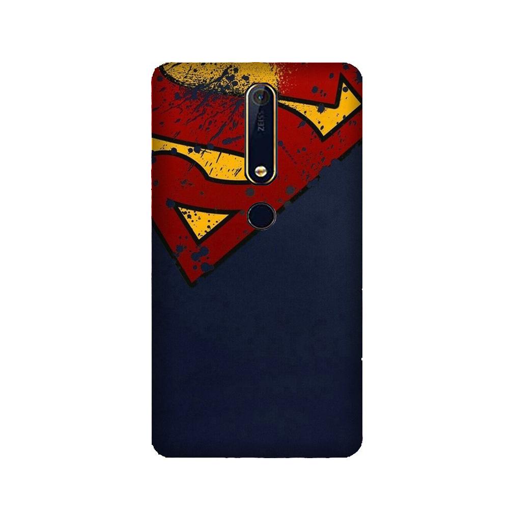 Superman Superhero Case for Nokia 6.1 (2018)  (Design - 125)