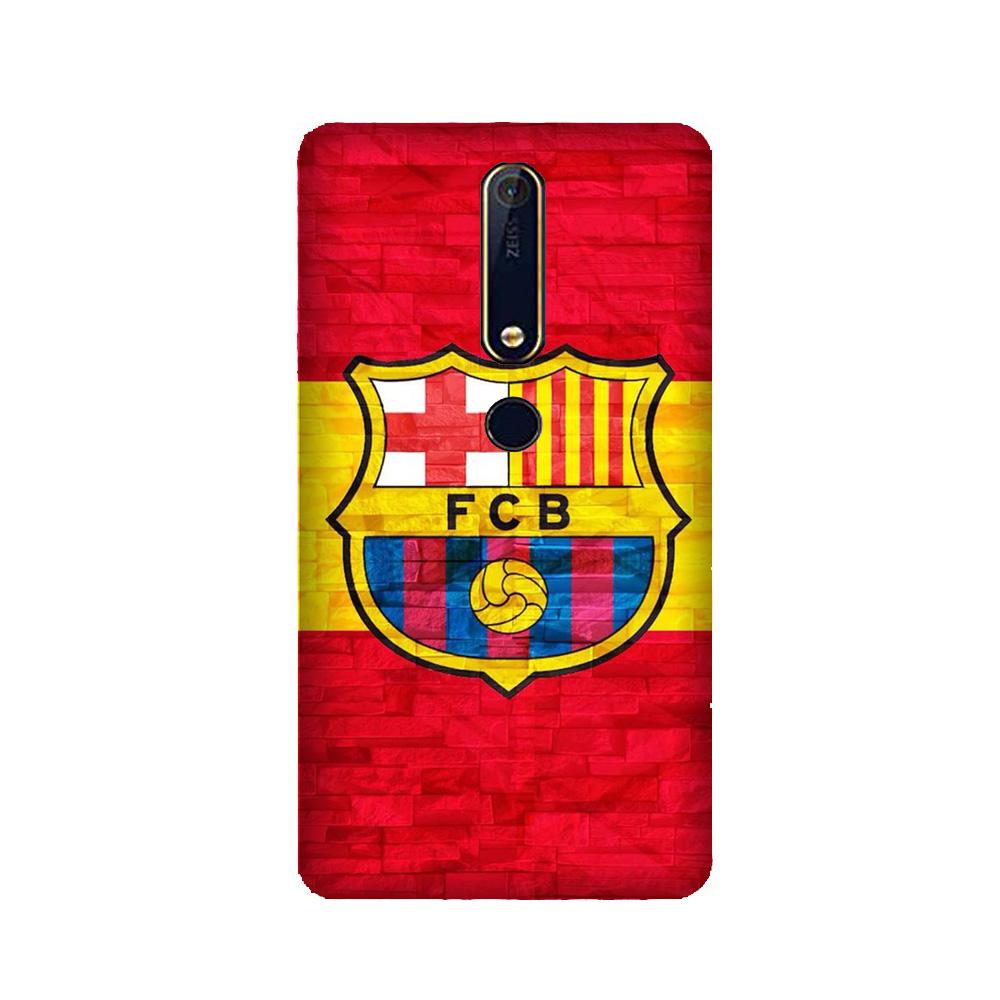FCB Football Case for Nokia 6.1 (2018)  (Design - 174)