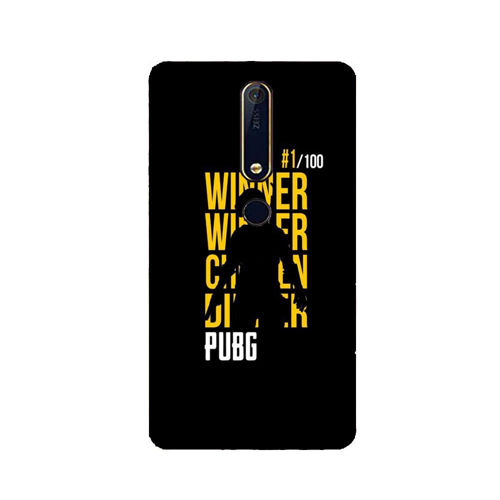 Pubg Winner Winner Case for Nokia 6.1 (2018)(Design - 177)