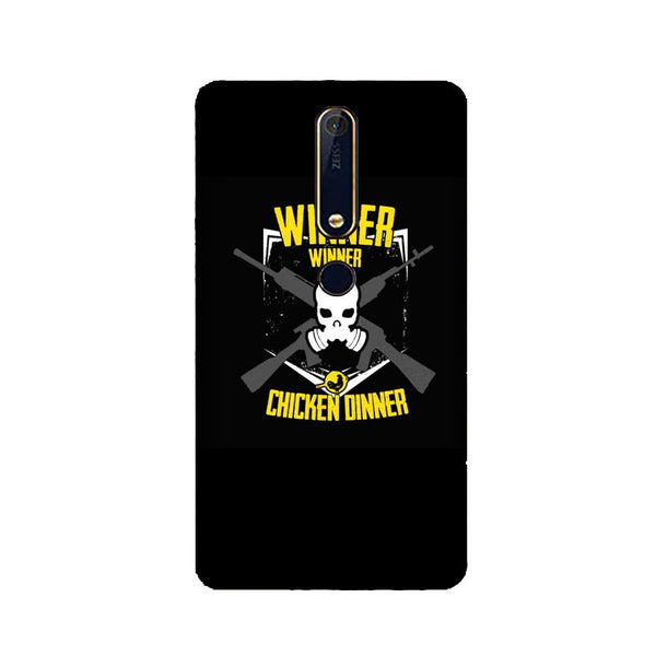 Winner Winner Chicken Dinner Case for Nokia 6.1 (2018)  (Design - 178)