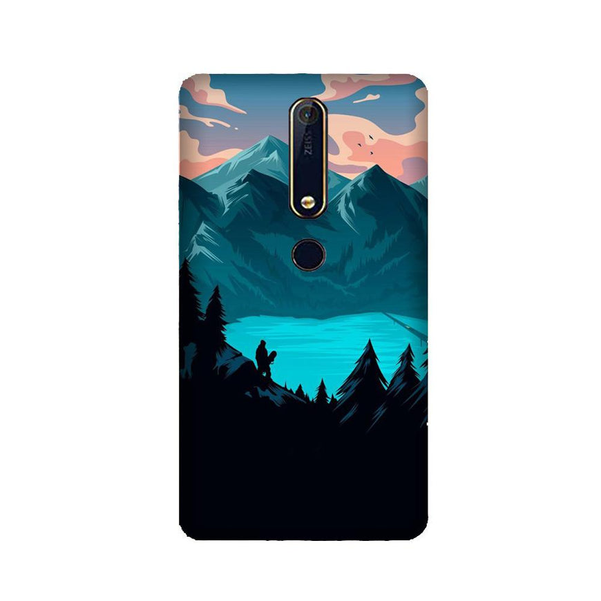 Mountains Case for Nokia 6.1 (2018) (Design - 186)