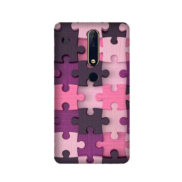 Puzzle Case for Nokia 6.1 (2018) (Design - 199)